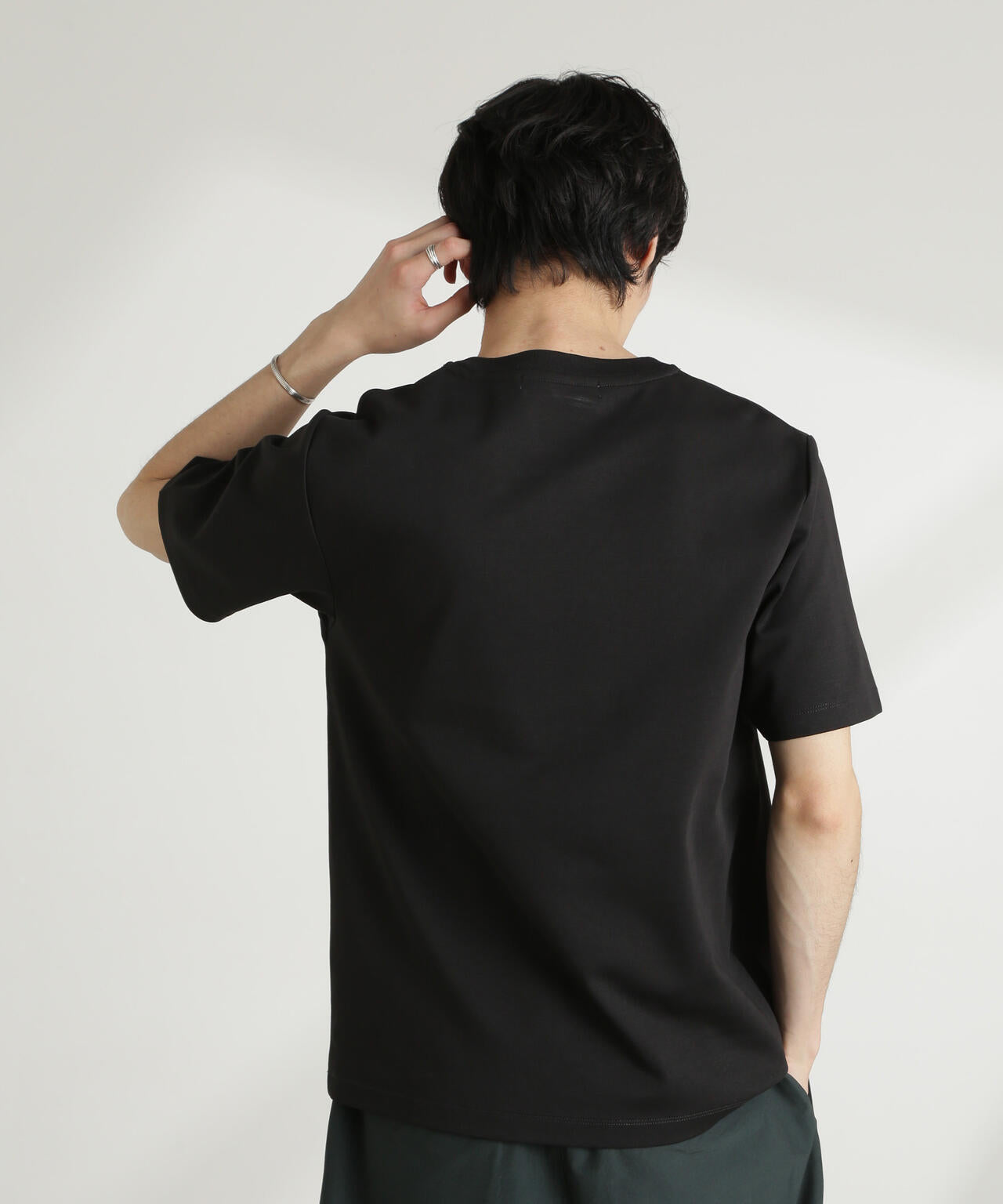 ダブルスムースクルーネックTシャツ 半袖 6725124211