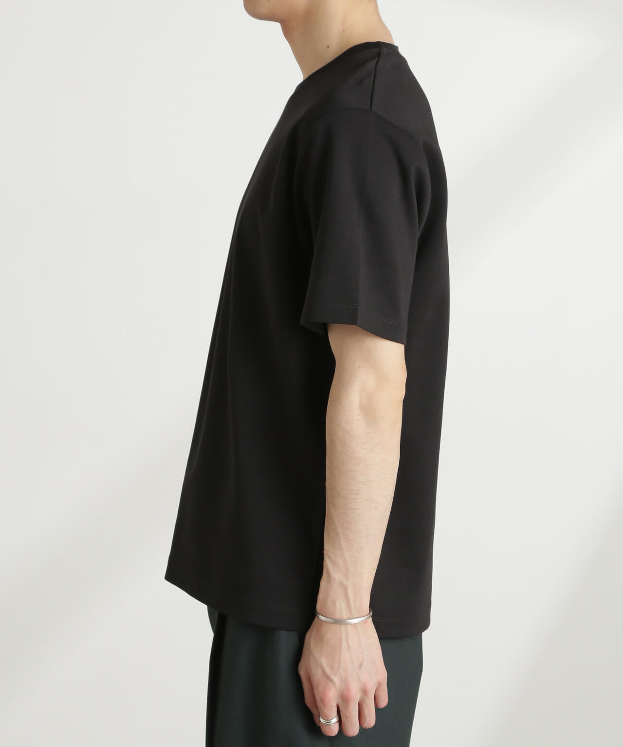 ダブルスムースクルーネックTシャツ 半袖 6725124211