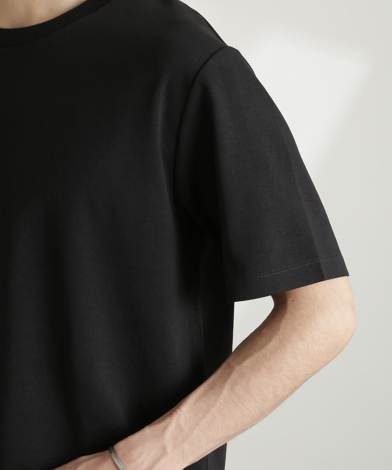 ダブルスムースクルーネックTシャツ 半袖 6725124211