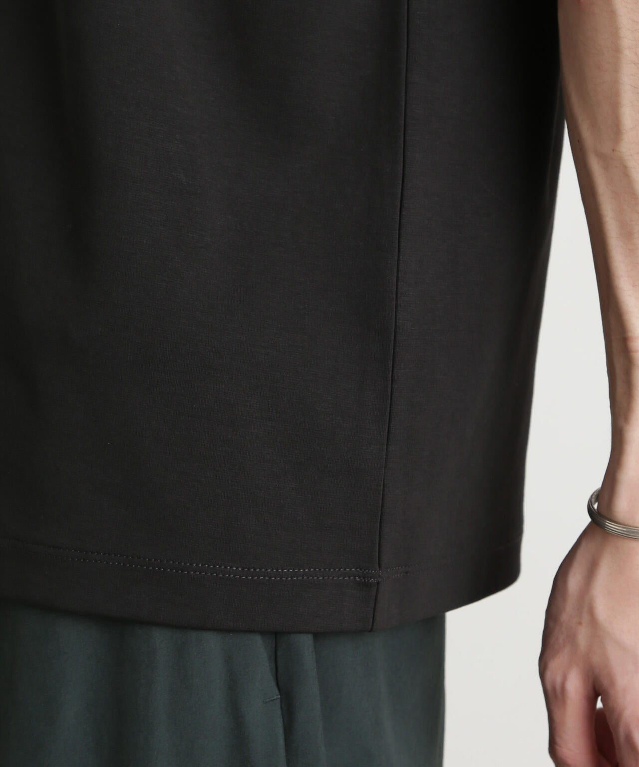 ダブルスムースクルーネックTシャツ 半袖 6725124211