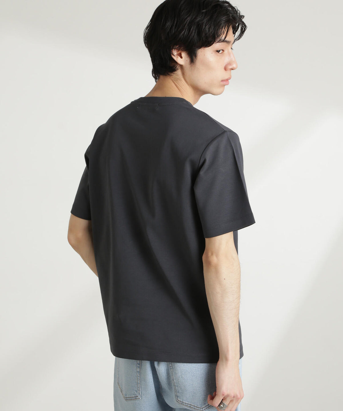 ダブルスムースクルーネックTシャツ 半袖 6725124211