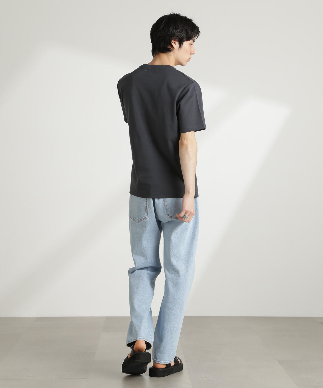 ダブルスムースクルーネックTシャツ 半袖 6725124211