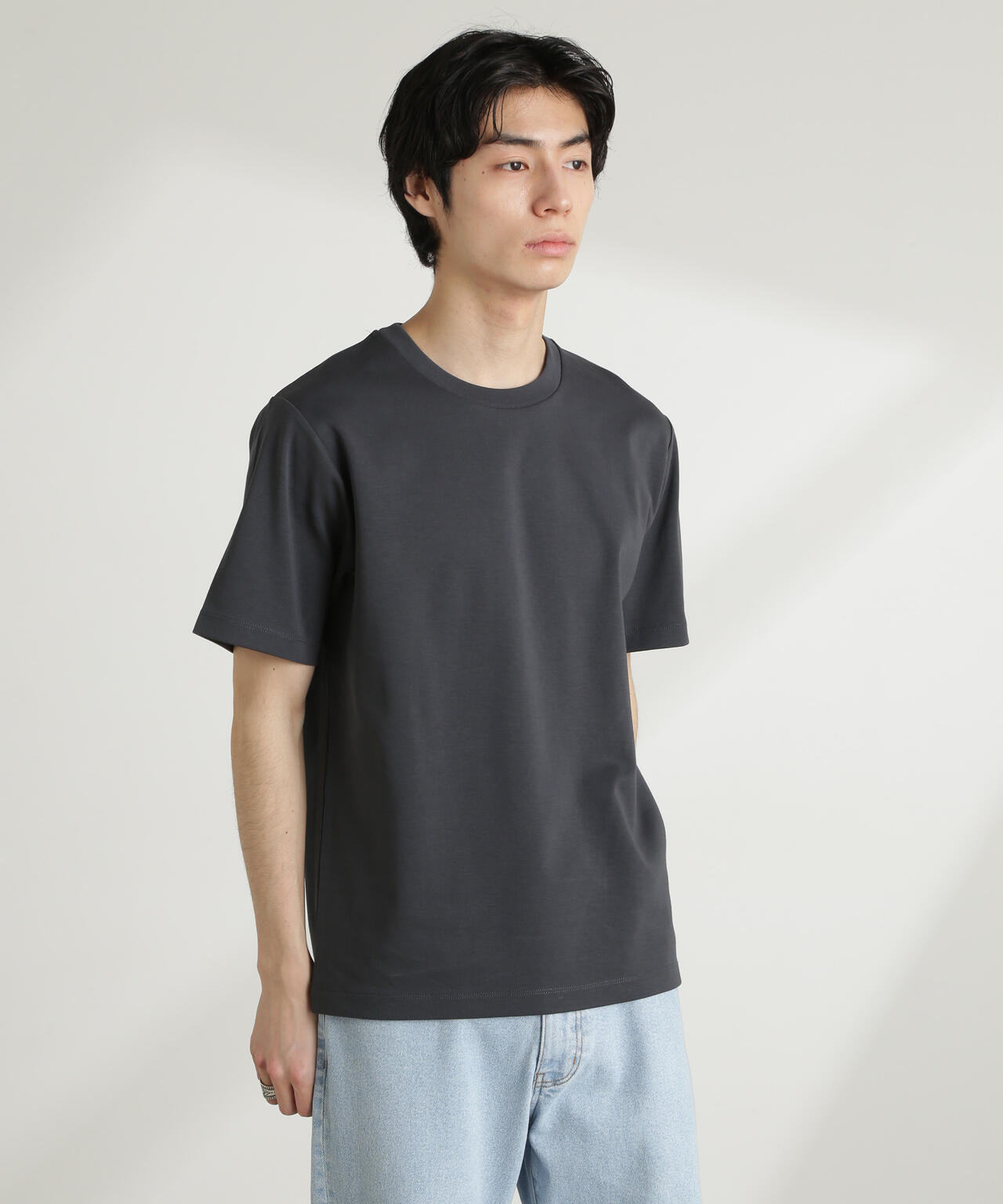 ダブルスムースクルーネックTシャツ 半袖 6725124211