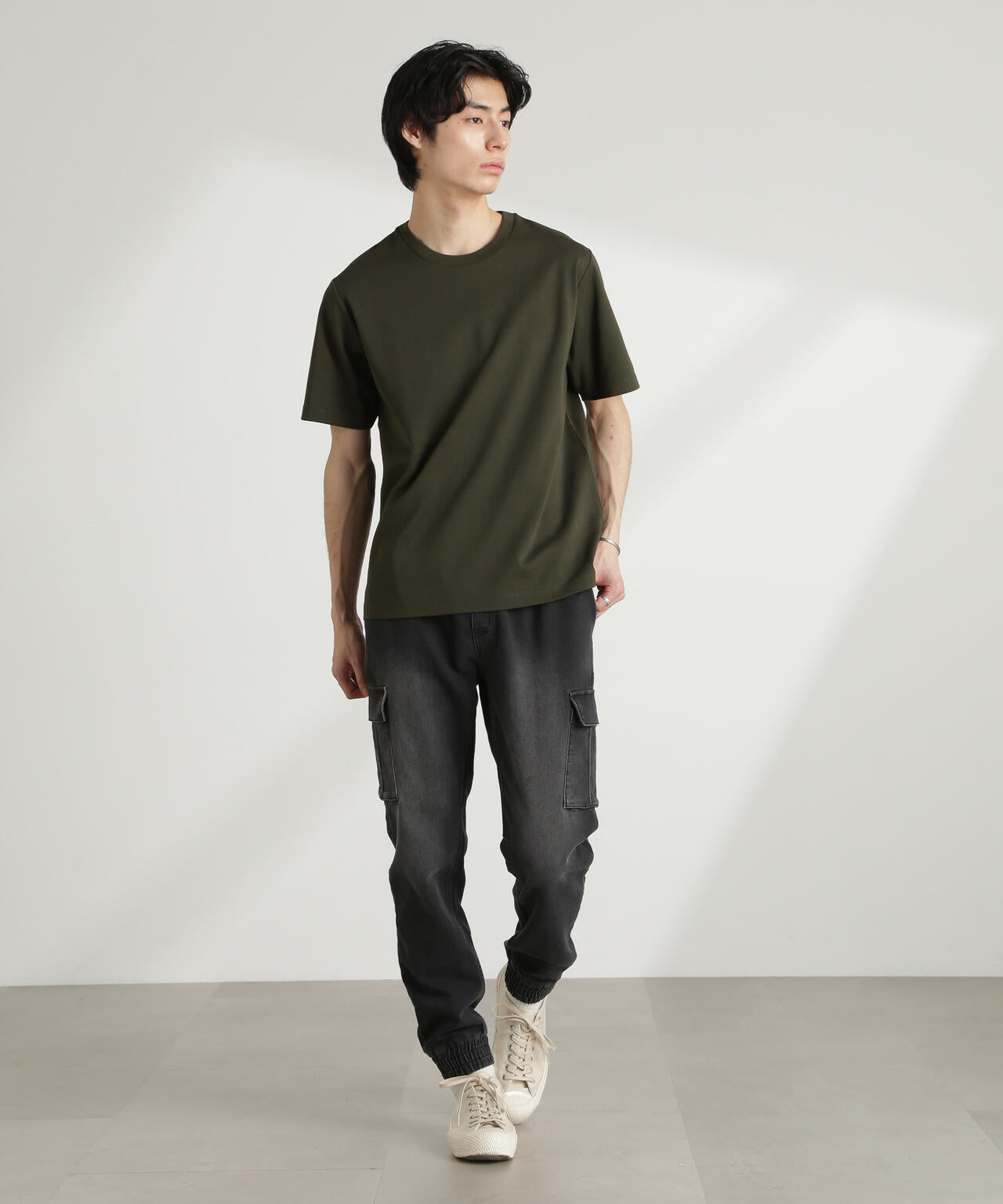 ダブルスムースクルーネックTシャツ 半袖 6725124211