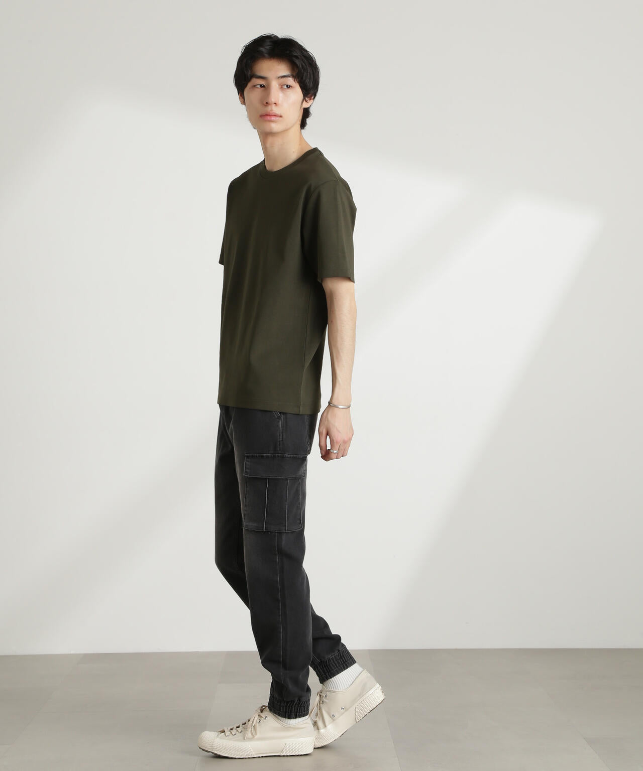 ダブルスムースクルーネックTシャツ 半袖 6725124211