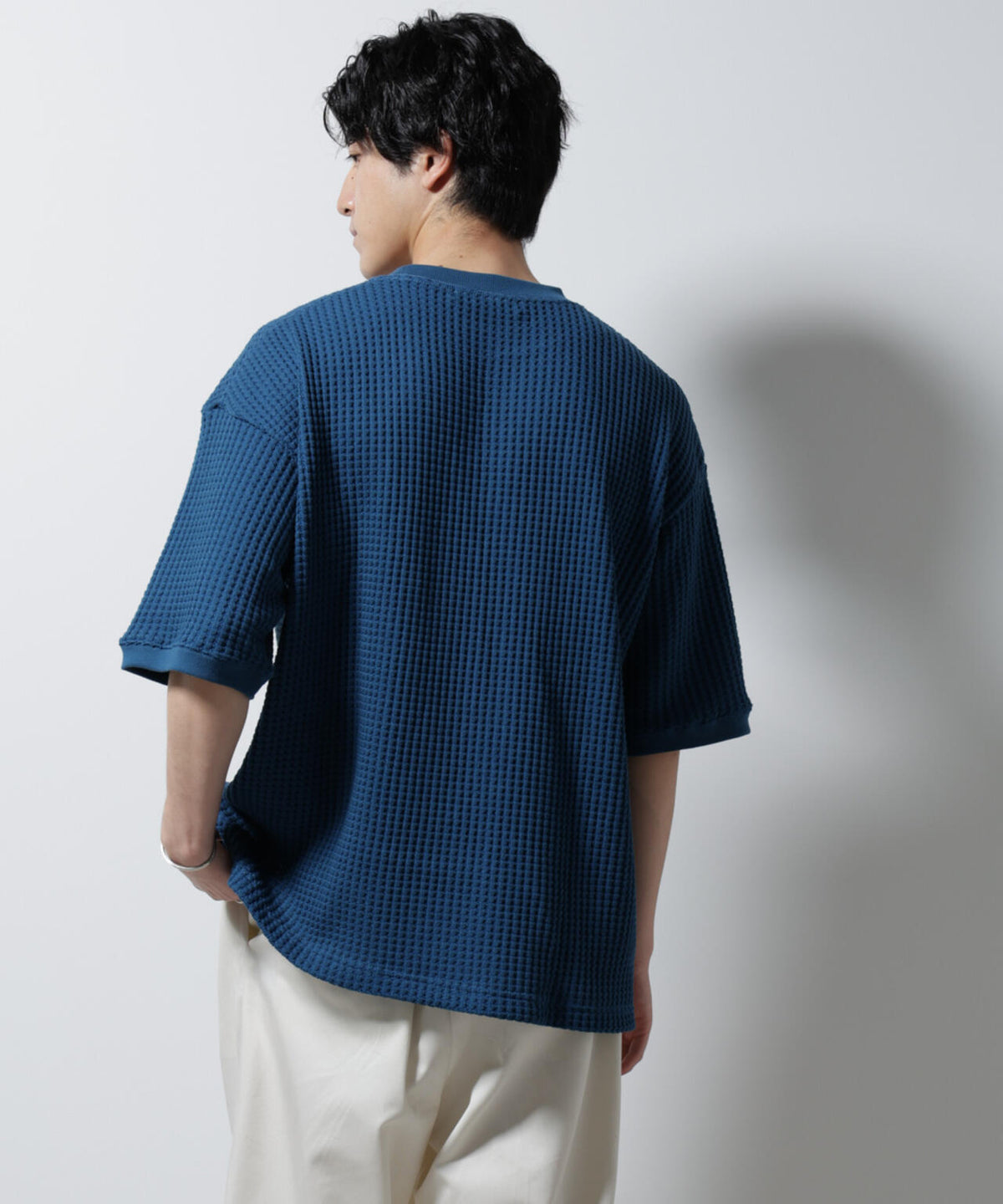 オニワッフルビッグTシャツ 五分袖 6725124216