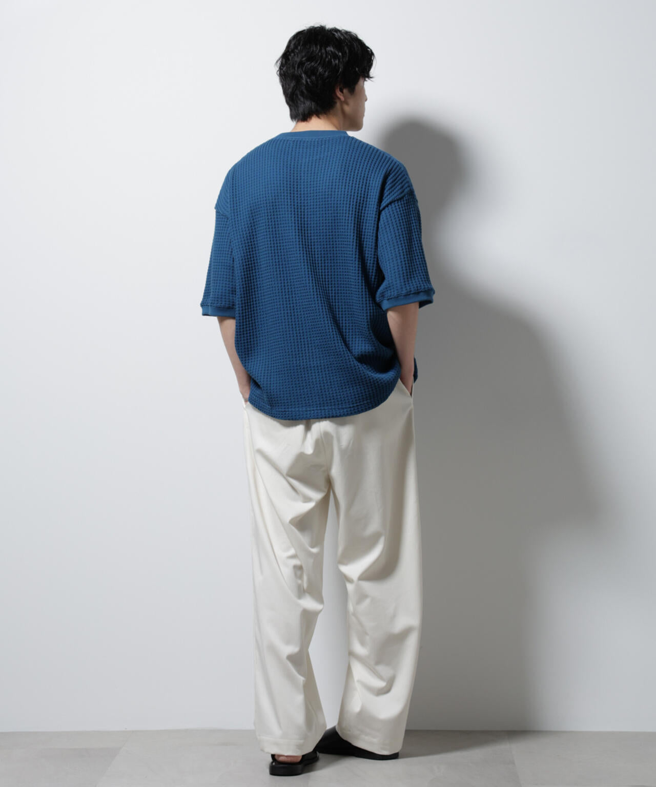 オニワッフルビッグTシャツ 五分袖 6725124216