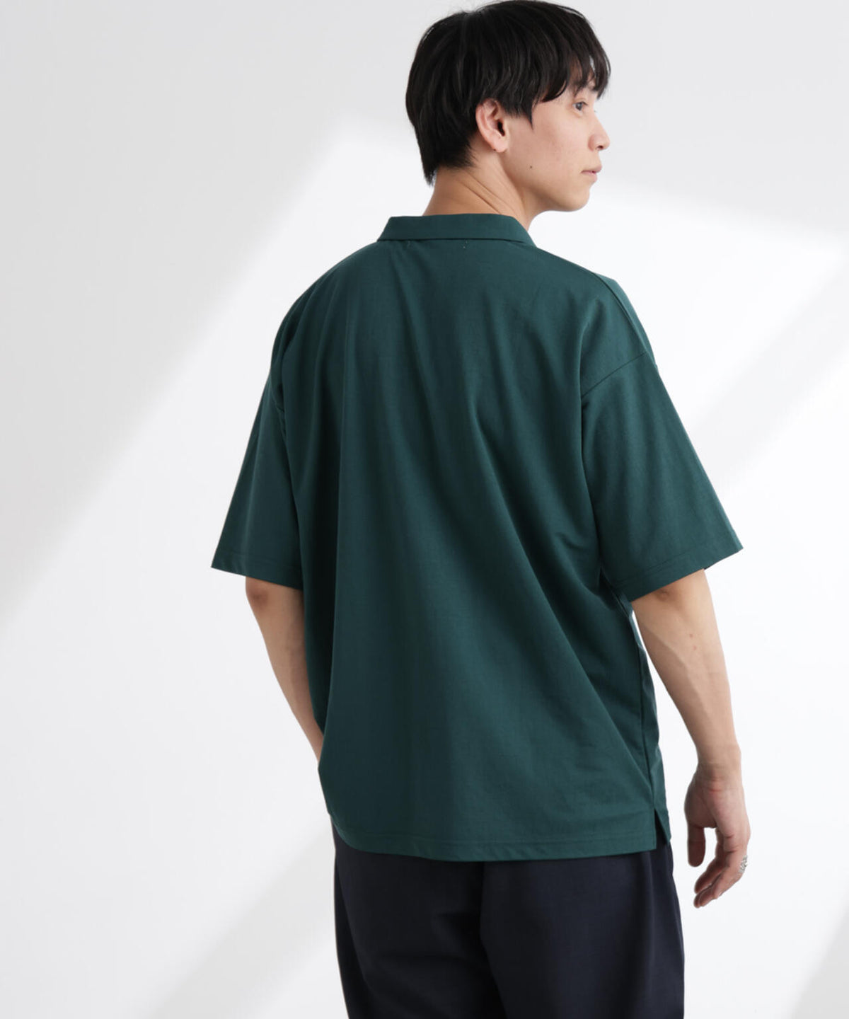 レーヨンナイロンポンチスキッパーシャツ 半袖 6725124217
