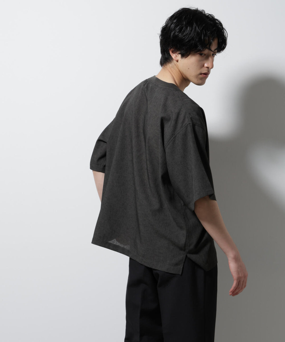 テックリネン布帛Tシャツ 半袖 6725124222