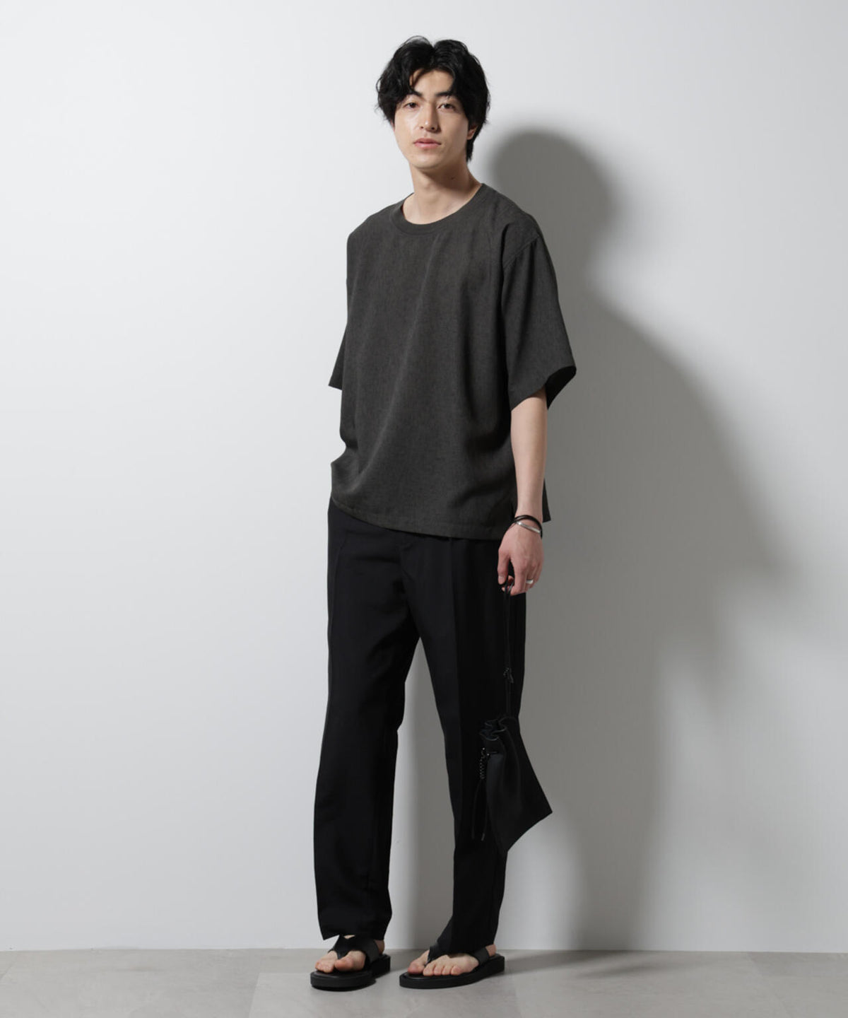 テックリネン布帛Tシャツ 半袖 6725124222