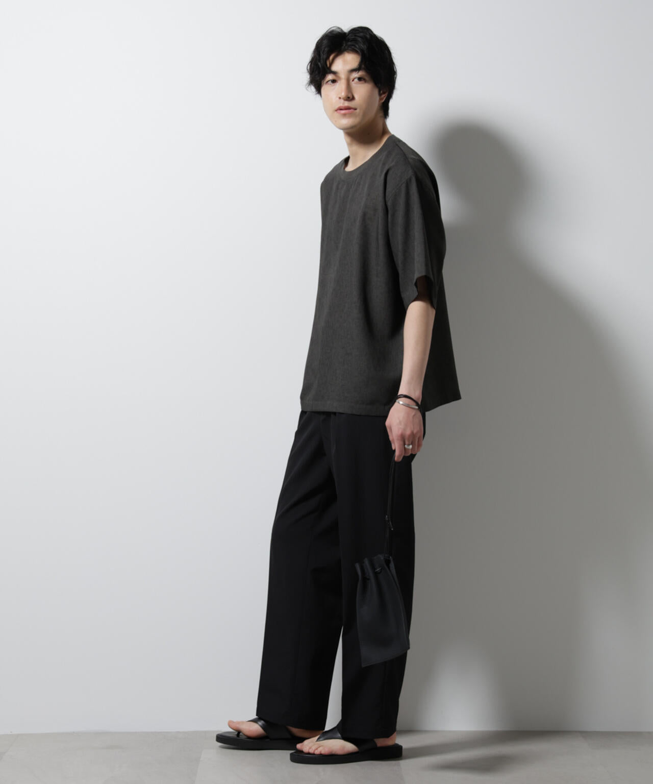 テックリネン布帛Tシャツ 半袖 6725124222