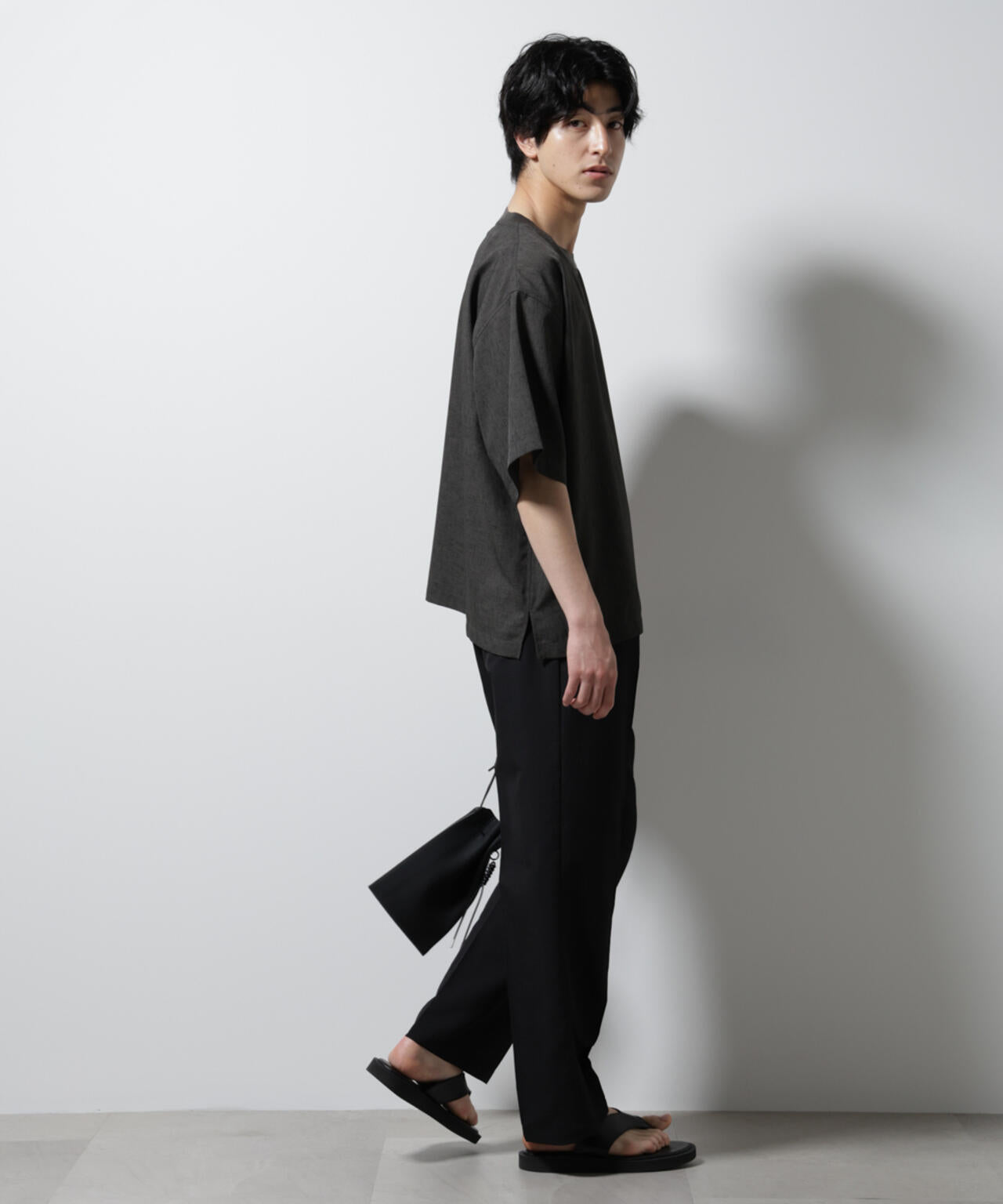 テックリネン布帛Tシャツ 半袖 6725124222