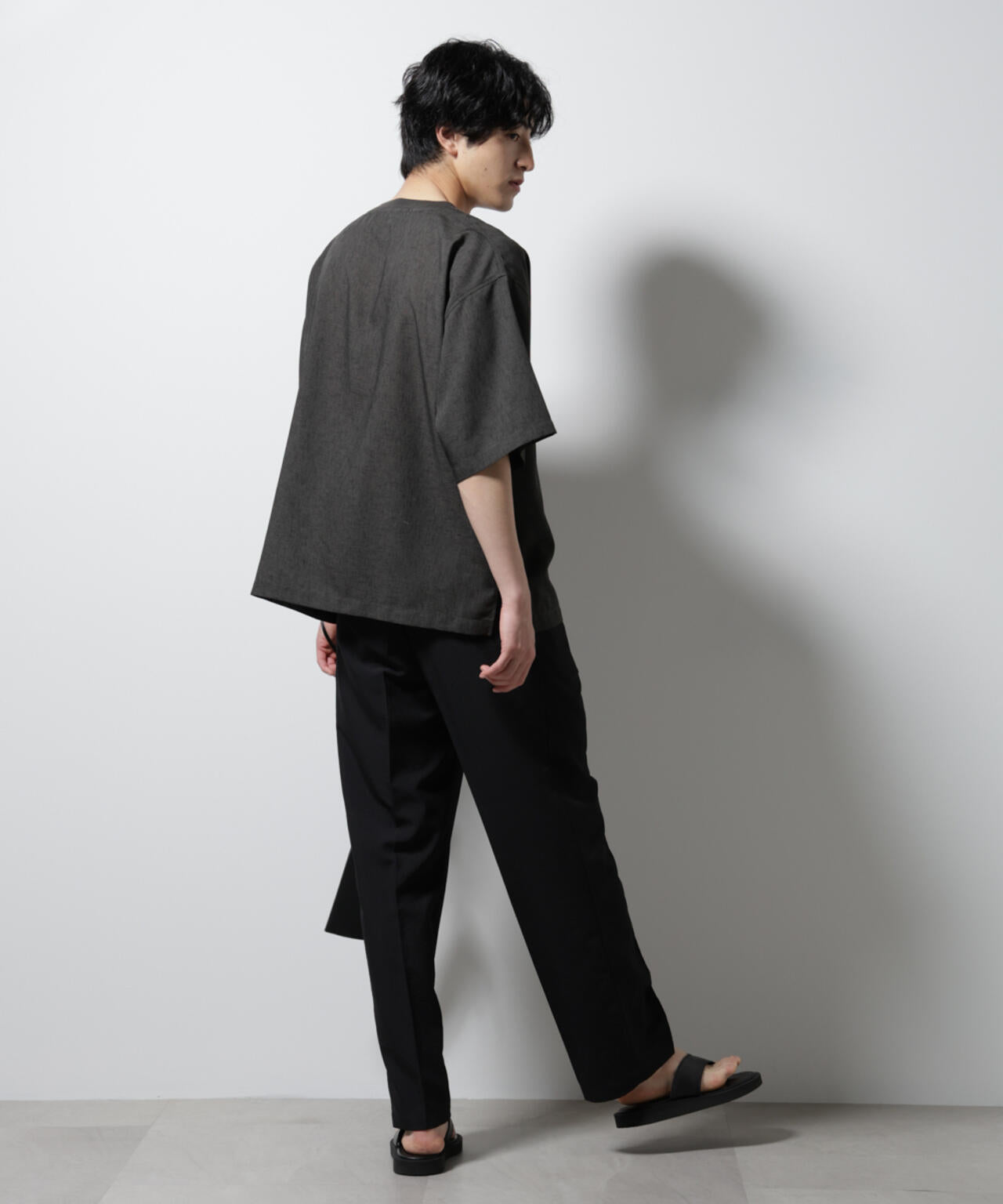 テックリネン布帛Tシャツ 半袖 6725124222