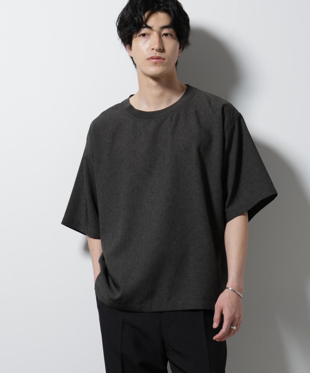 テックリネン布帛Tシャツ 半袖 6725124222