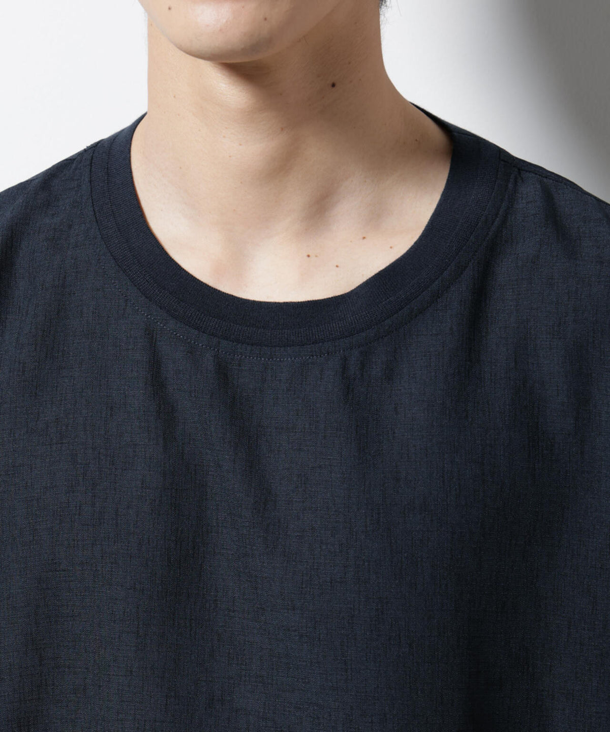 テックリネン布帛Tシャツ 半袖 6725124222