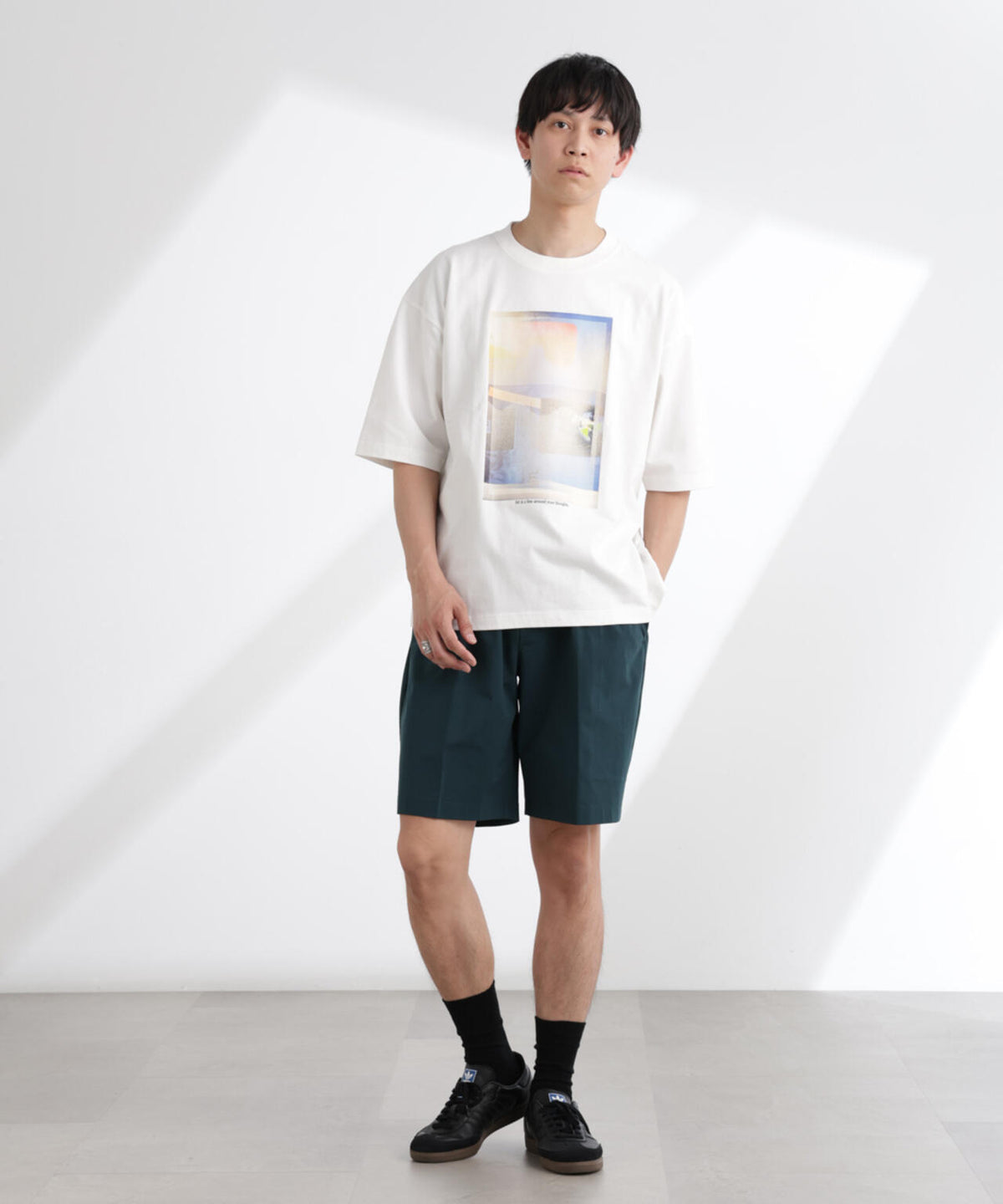 「MOFFISIE」1.0オリジナルプリント Tシャツ 半袖 6725124225