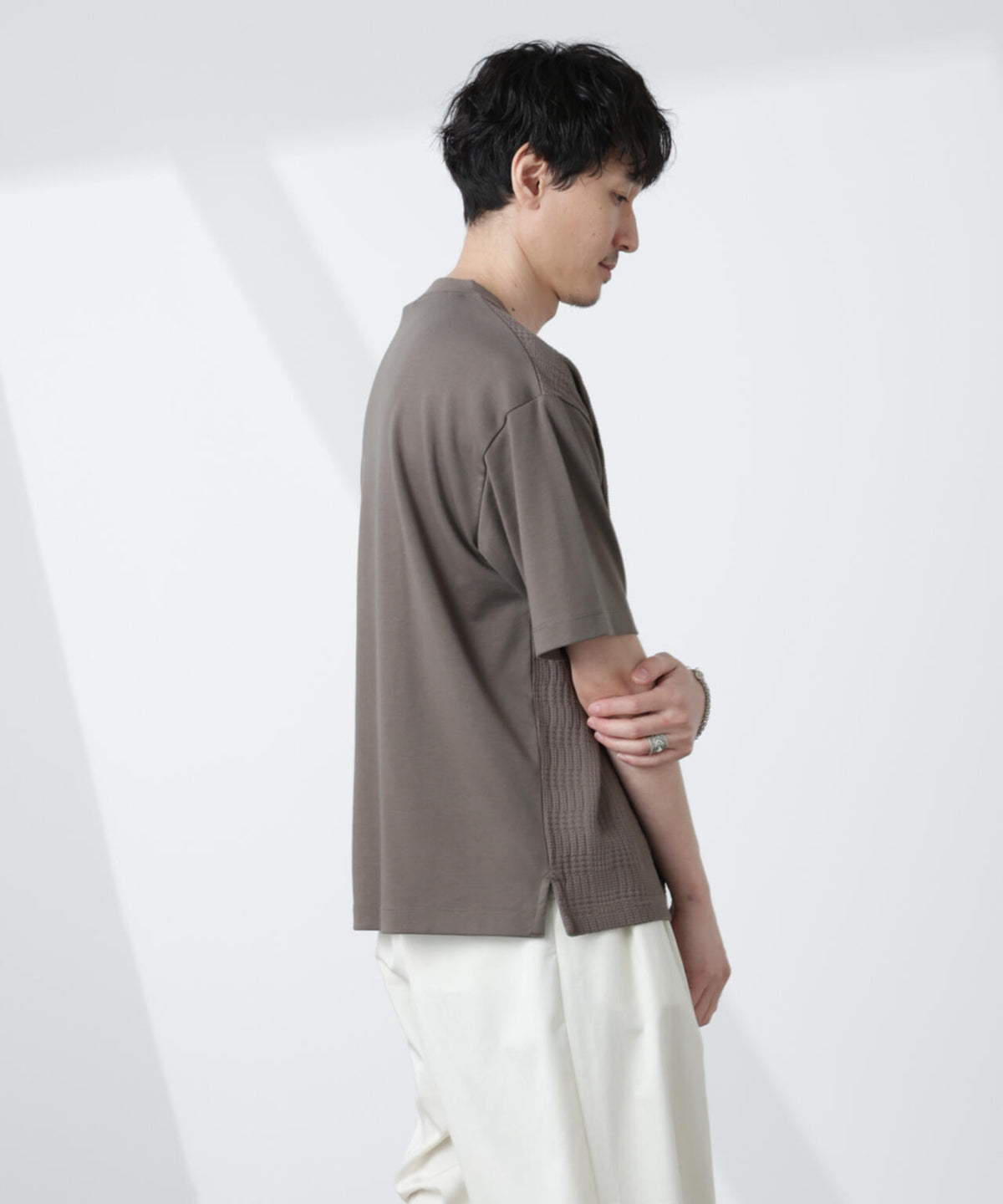 リンクスジャガードコンビTシャツ 6725124228