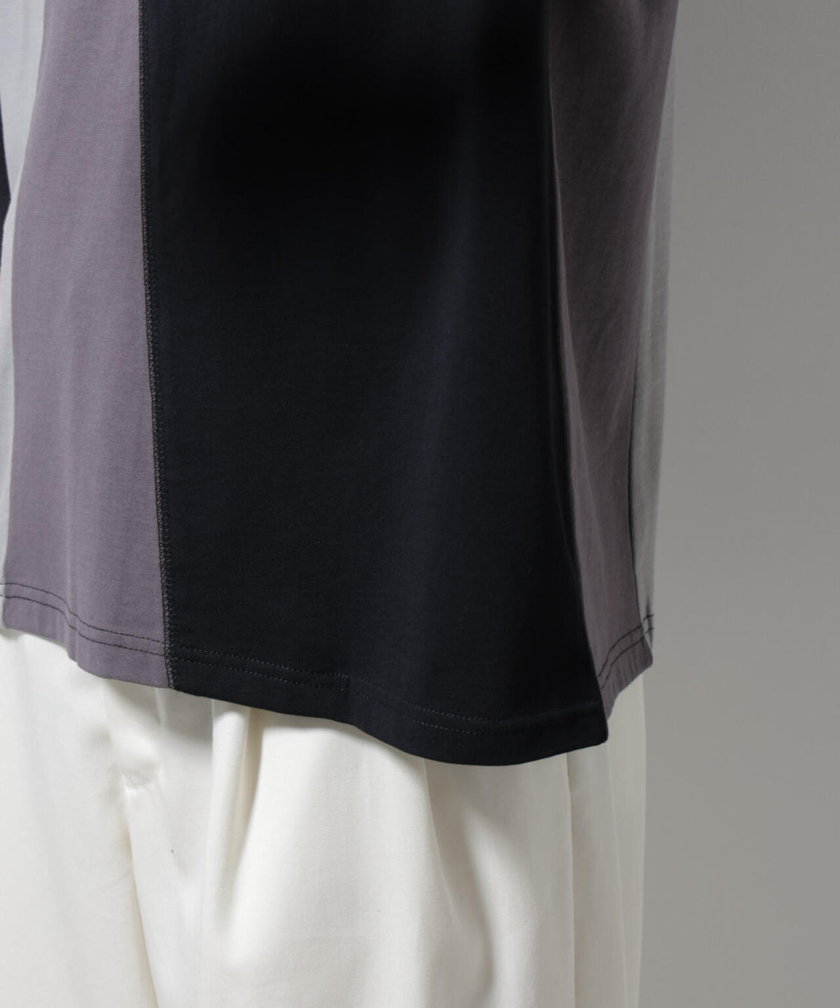 デザイン切替クルーネックTシャツ 半袖 6725124233