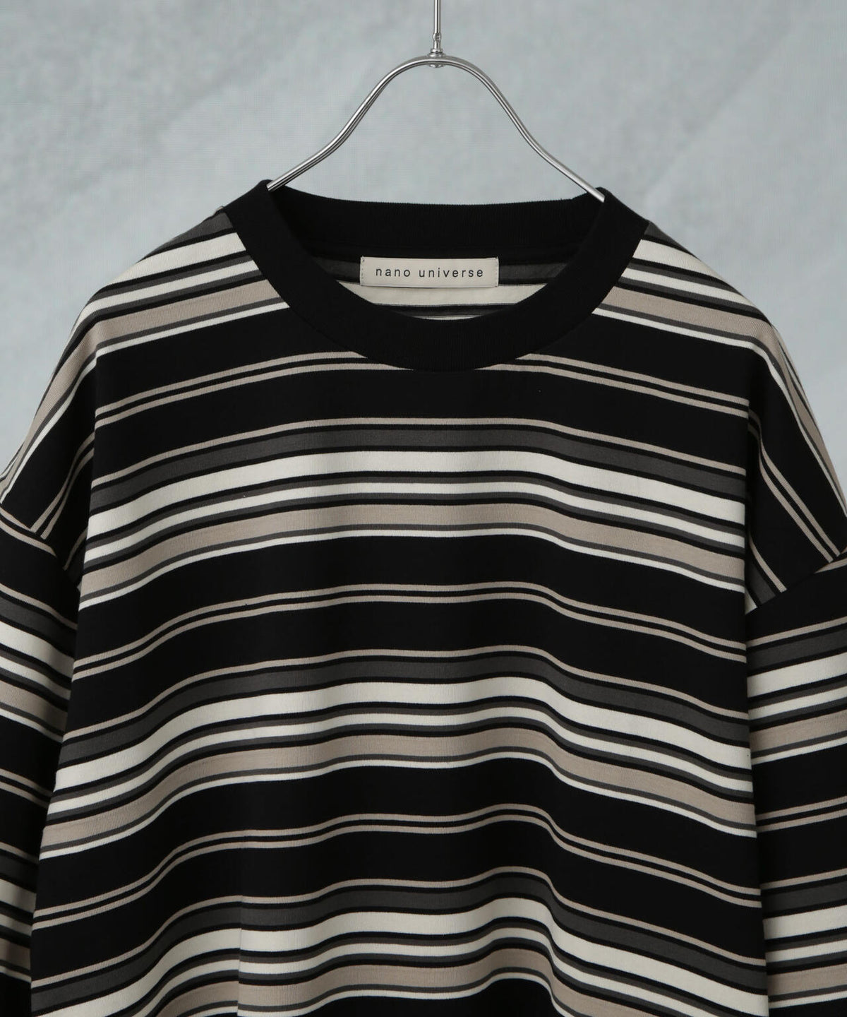 マルチボーダーリラックスTシャツ 半袖 6725124237
