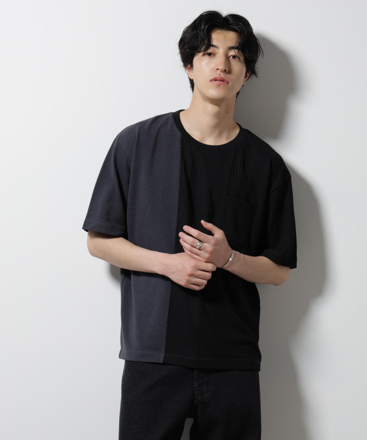 リンクスカノコ コンビTシャツ 半袖 6725124244