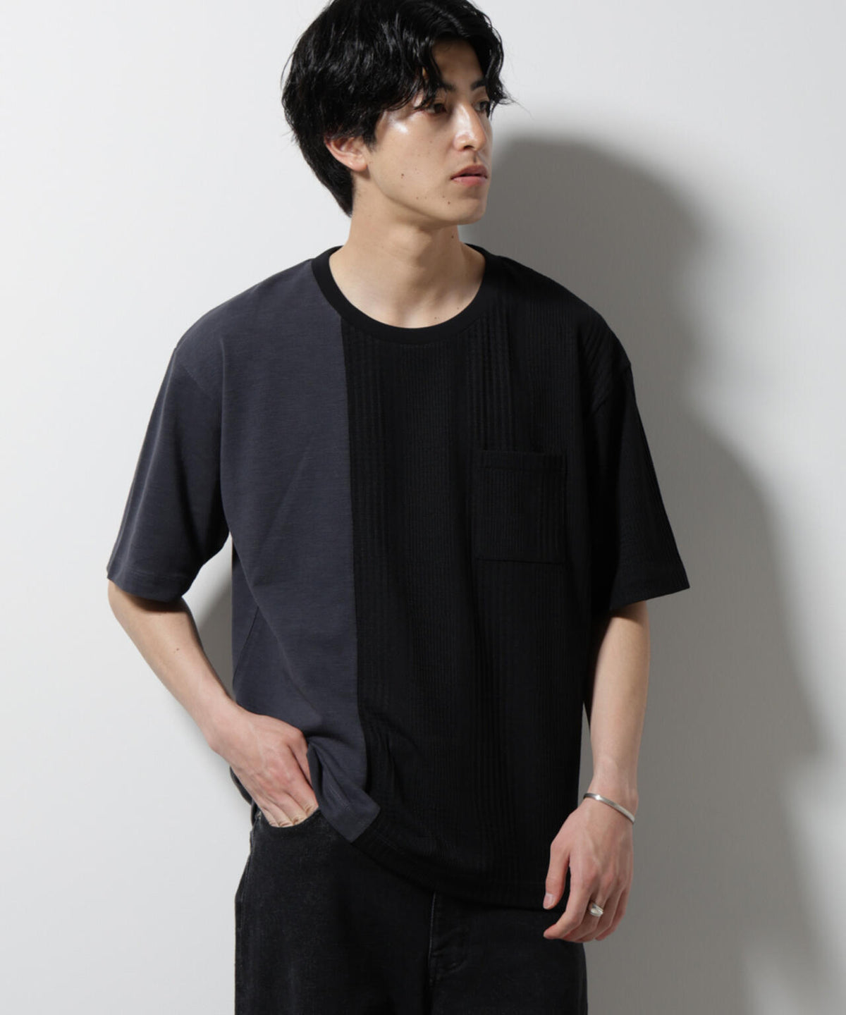 リンクスカノコ コンビTシャツ 半袖 6725124244