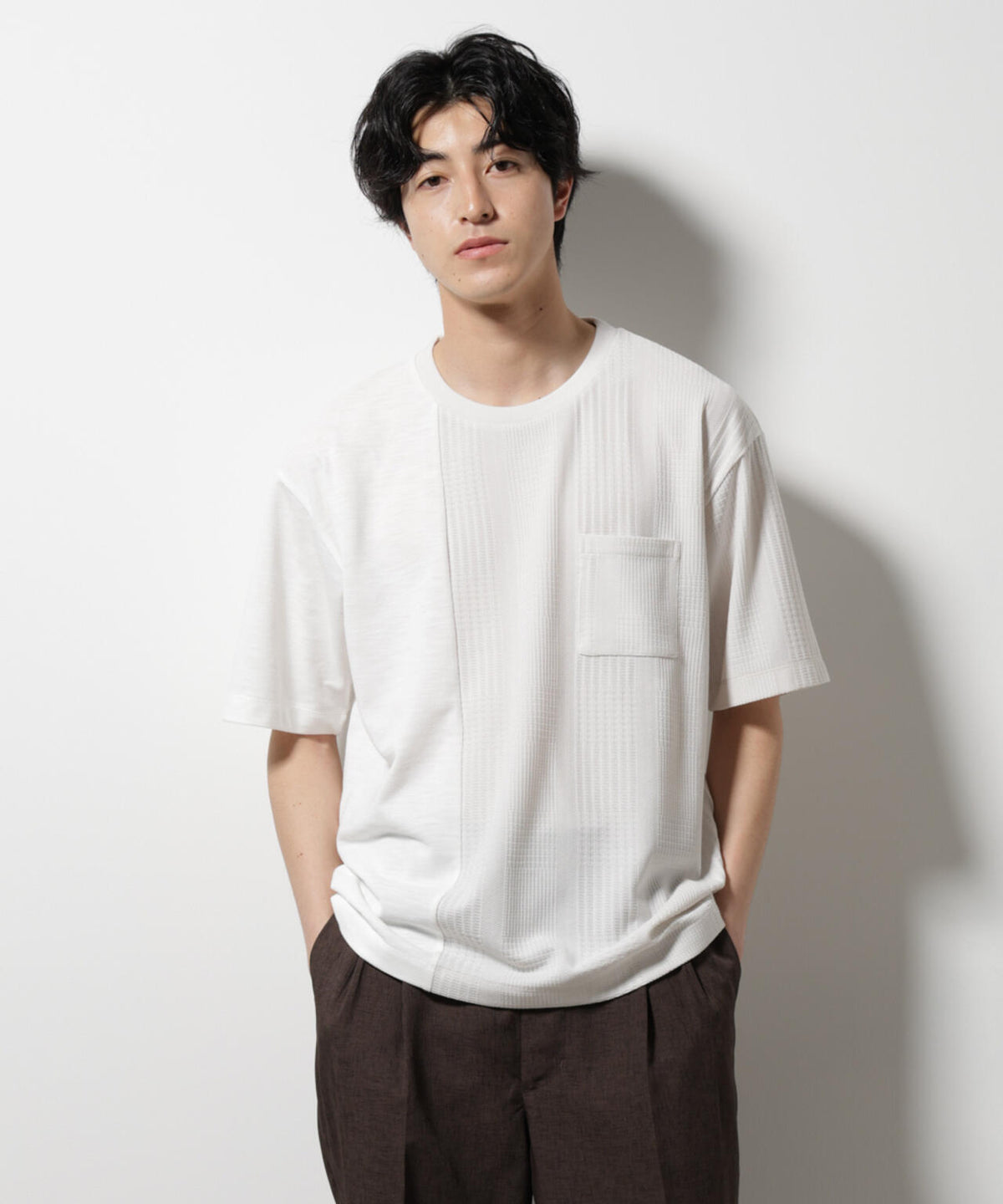 リンクスカノコ コンビTシャツ 半袖 6725124244