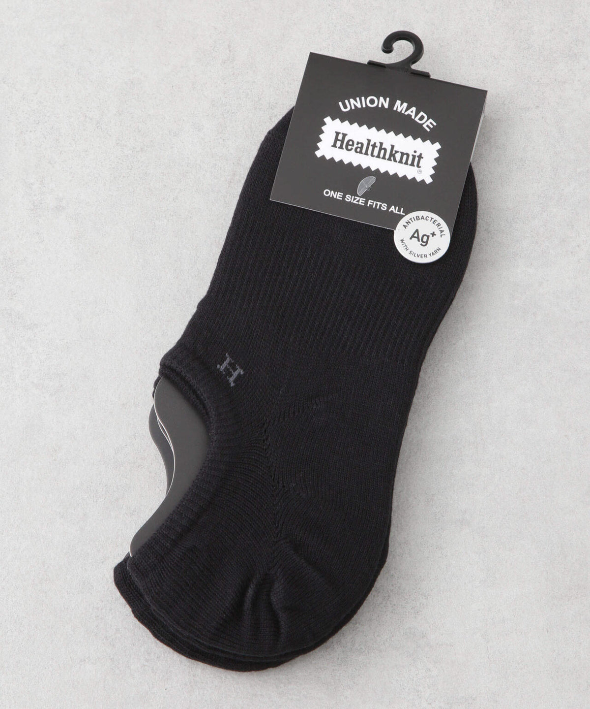 Healthknit/ブラック無地 Ag+ 6725151205
