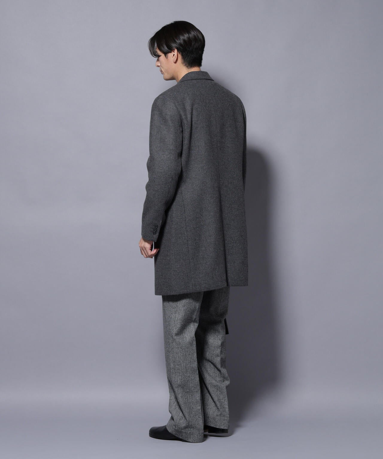 ウール/Nメルトンチェスターコート 6725211206