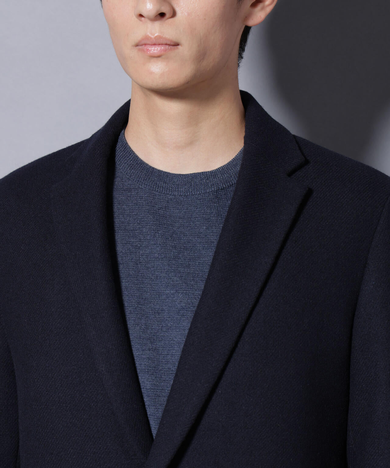 ウール/Nメルトンチェスターコート 6725211206