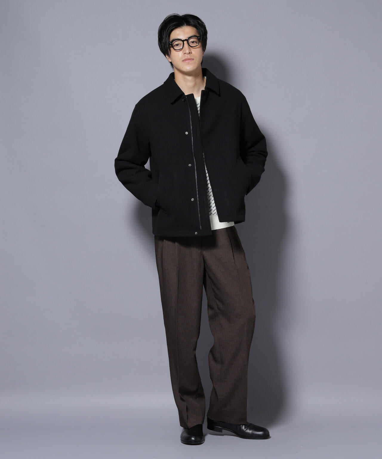 テックメルトンショートブルゾン 6725212202