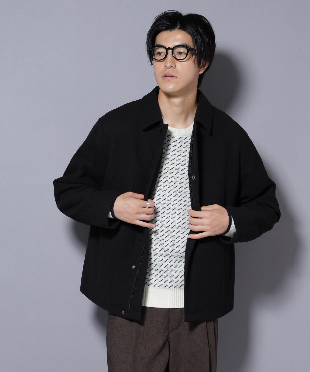 テックメルトンショートブルゾン 6725212202