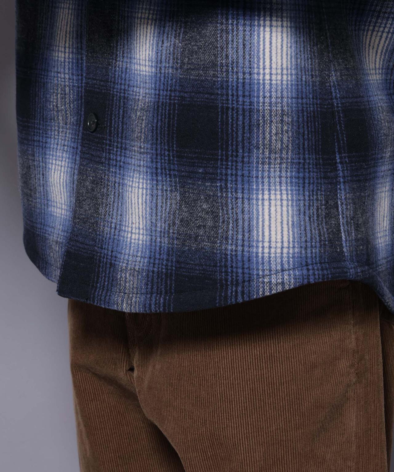 テックメルトンチェックシャツブルゾン 6725212211