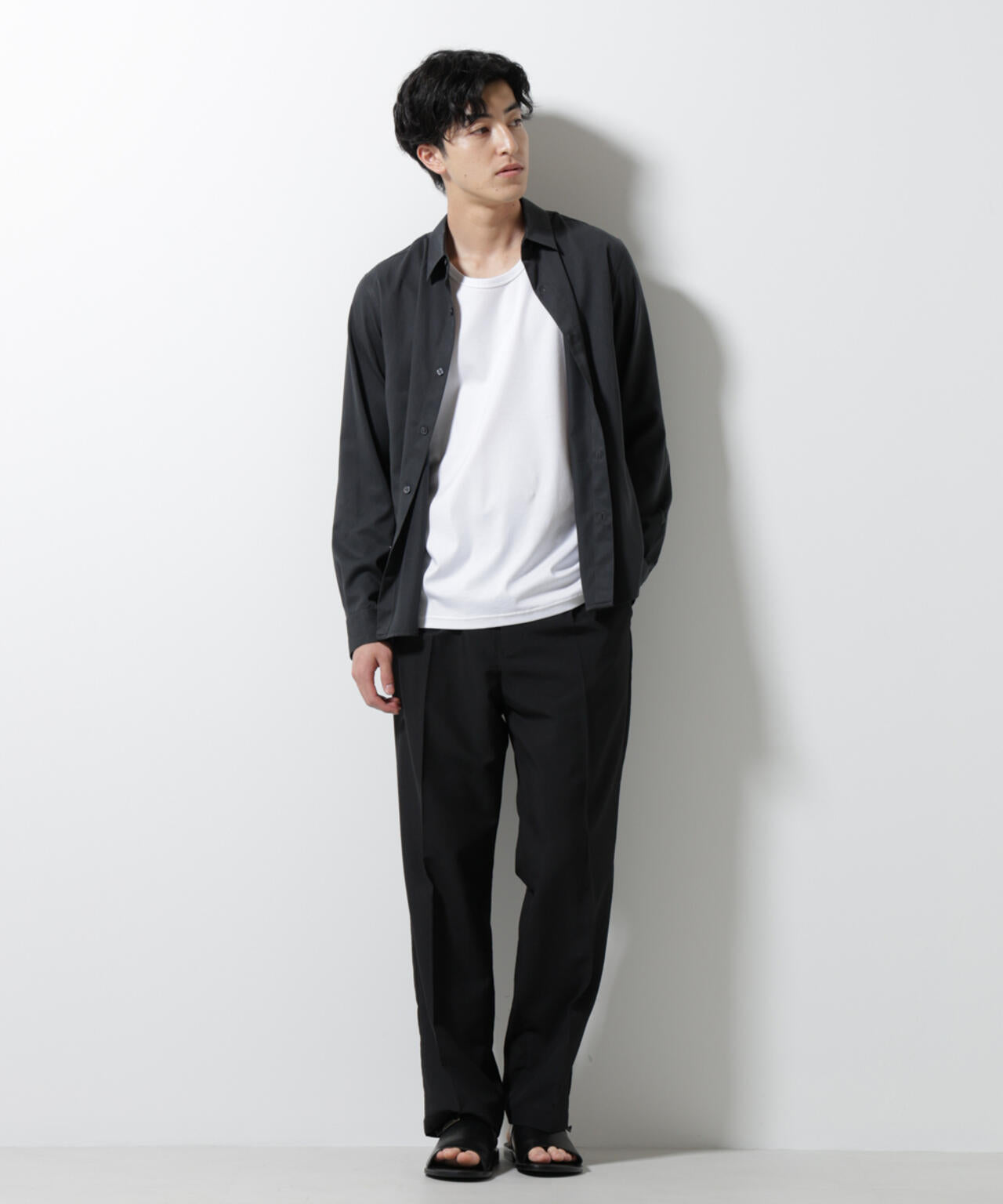 スタンダードレギュラーカラーシャツ/長袖 6725220201