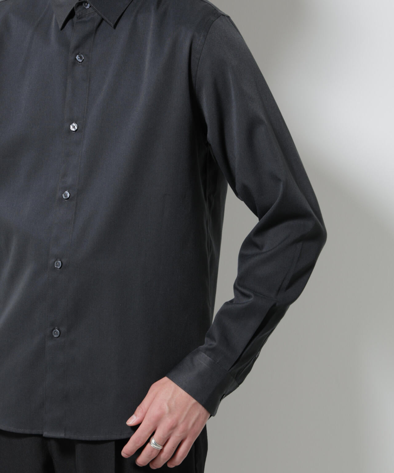 スタンダードレギュラーカラーシャツ/長袖 6725220201