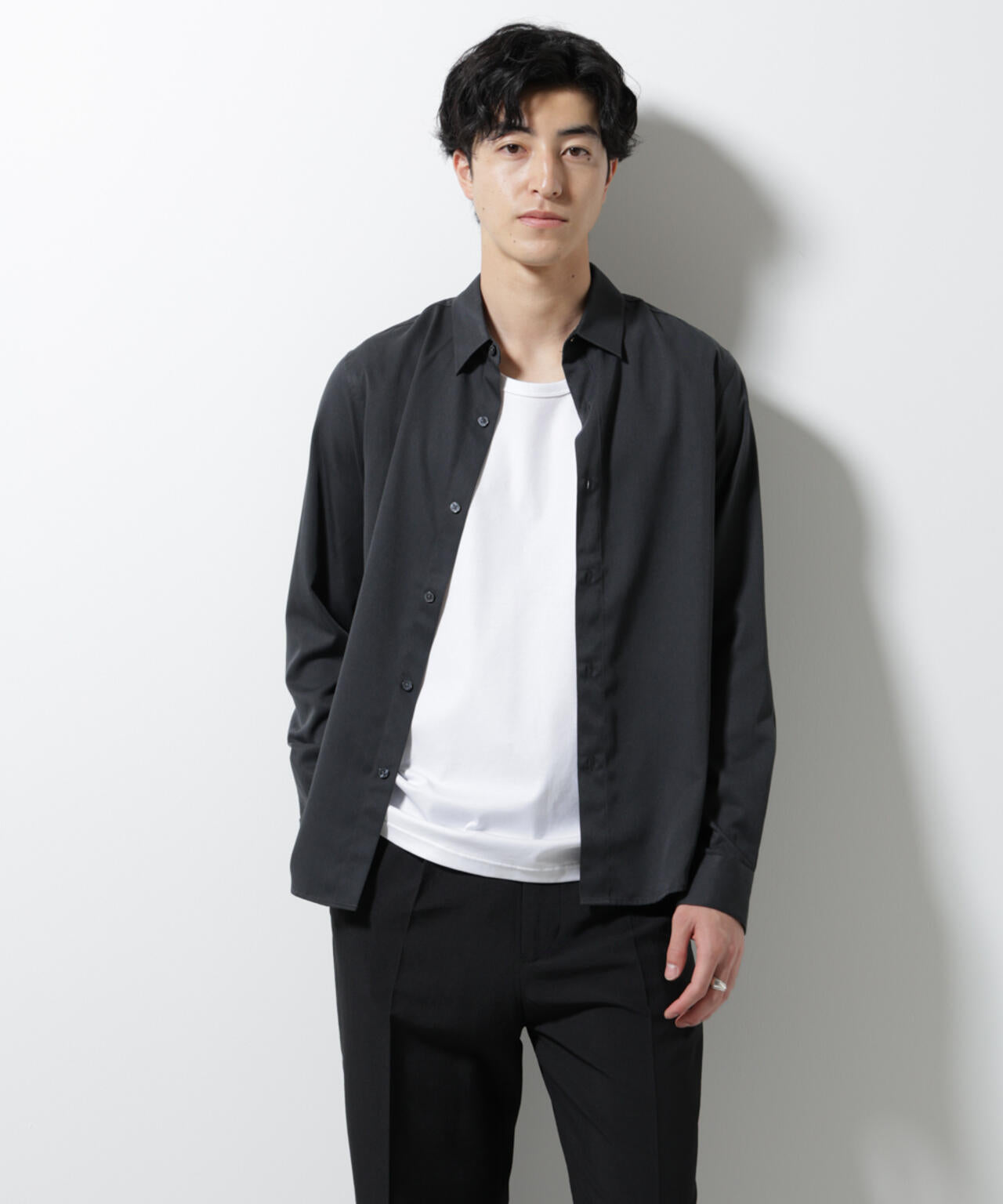 スタンダードレギュラーカラーシャツ/長袖 6725220201