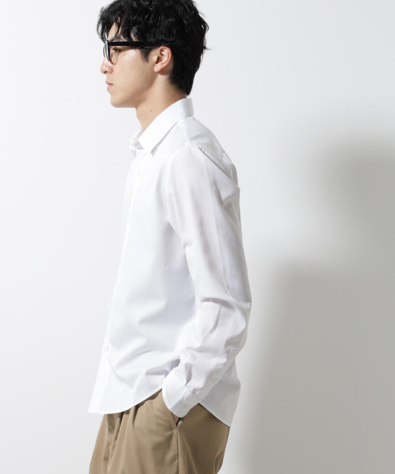 スタンダードレギュラーカラーシャツ/長袖 6725220201