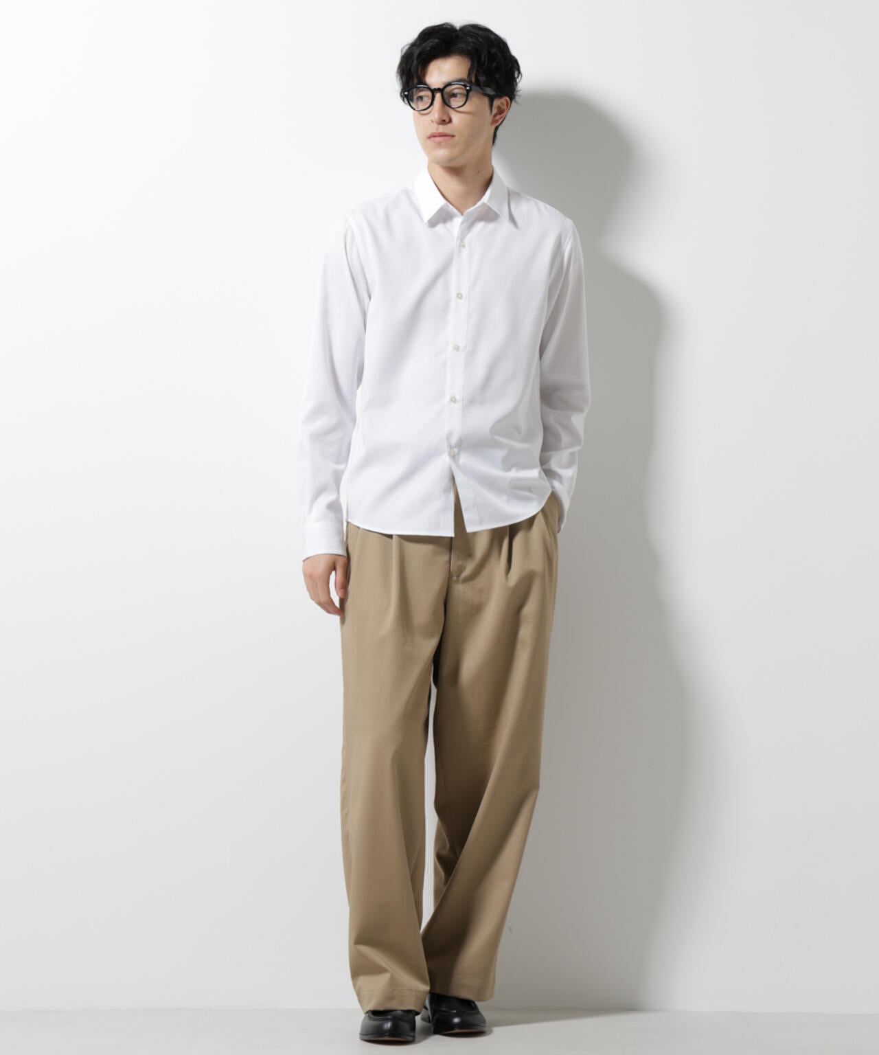 スタンダードレギュラーカラーシャツ/長袖 6725220201