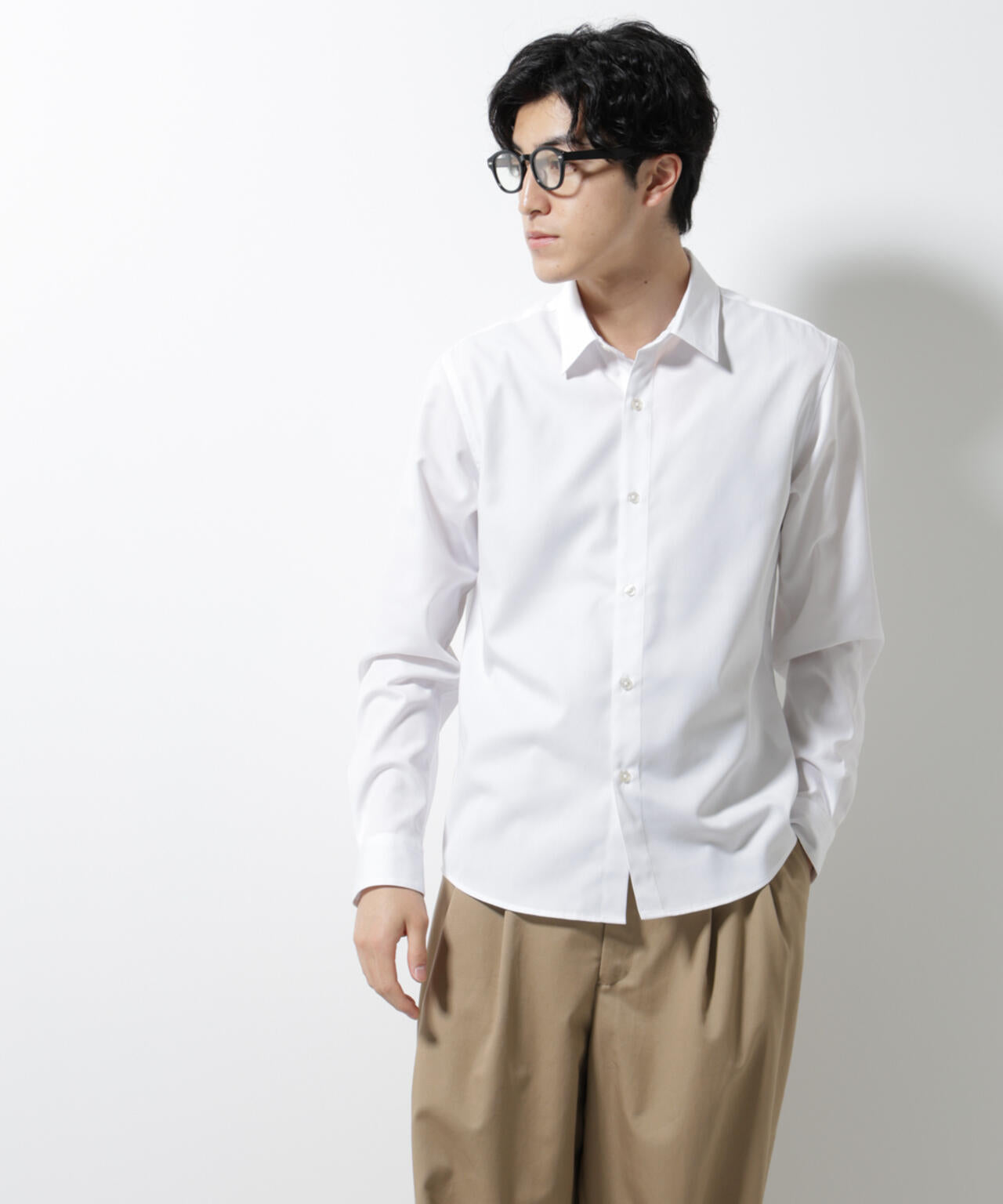 スタンダードレギュラーカラーシャツ/長袖 6725220201