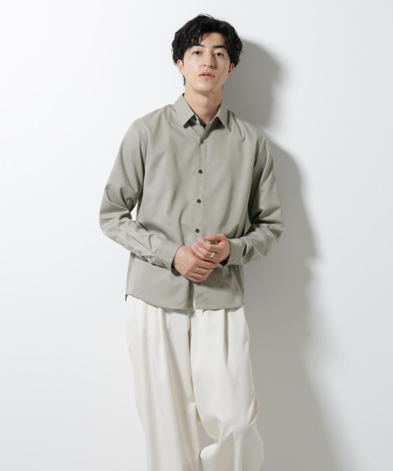 スタンダードレギュラーカラーシャツ/長袖 6725220201