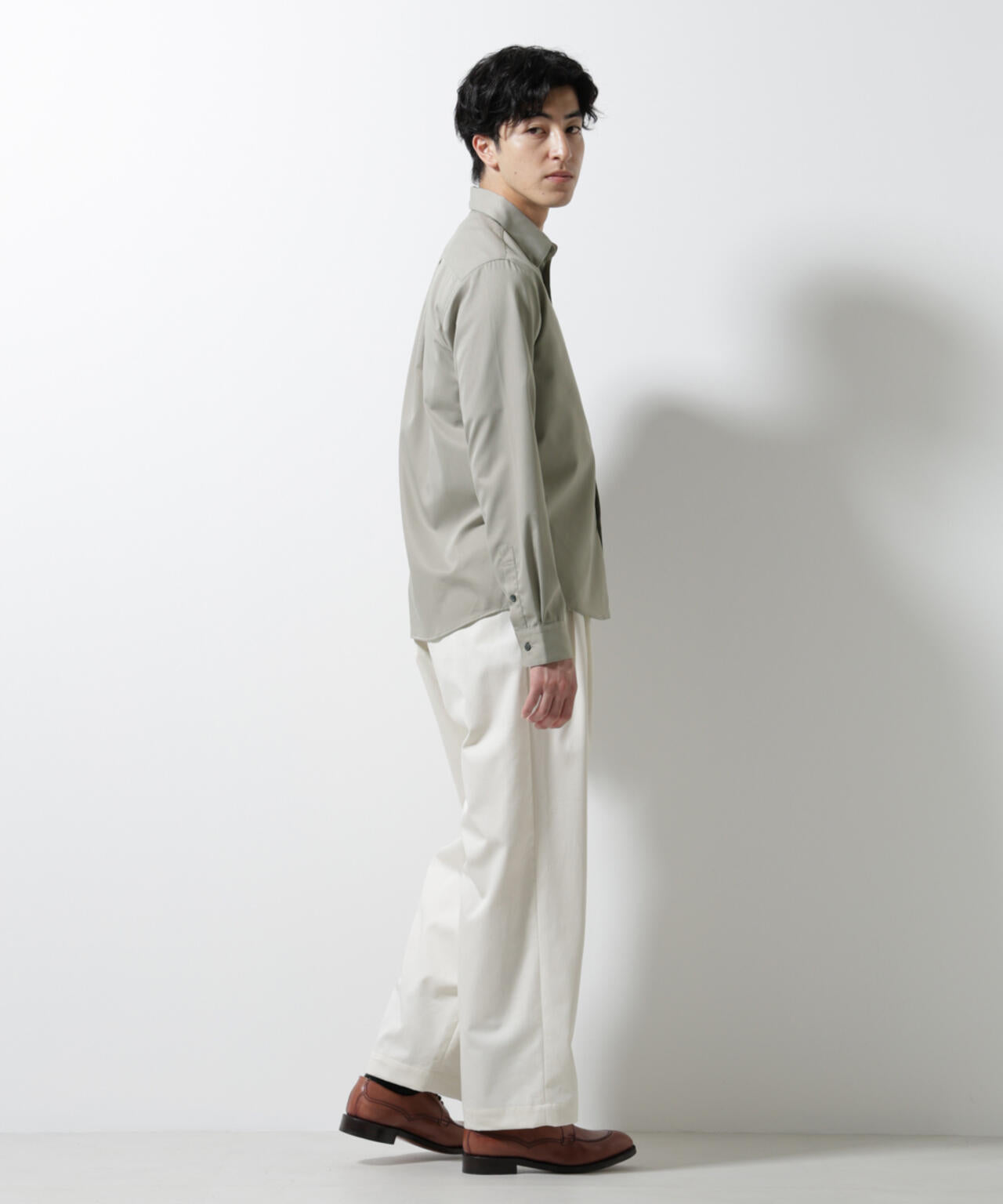 スタンダードレギュラーカラーシャツ/長袖 6725220201