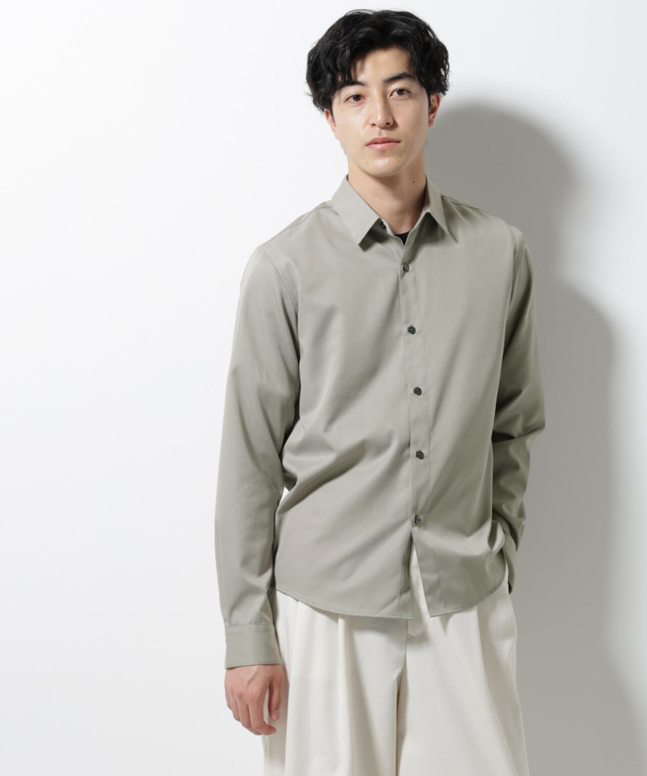 スタンダードレギュラーカラーシャツ/長袖 6725220201