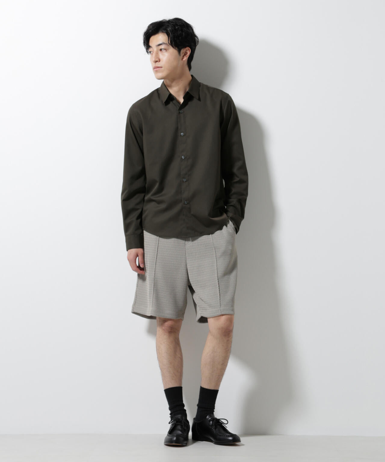 スタンダードレギュラーカラーシャツ/長袖 6725220201