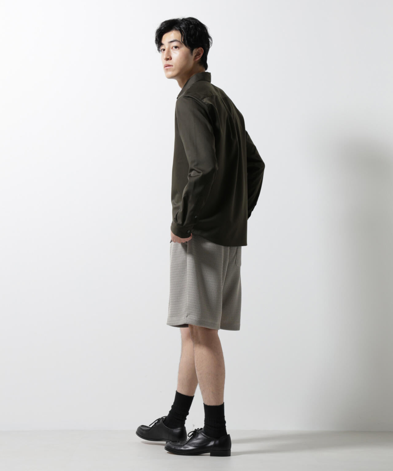 スタンダードレギュラーカラーシャツ/長袖 6725220201