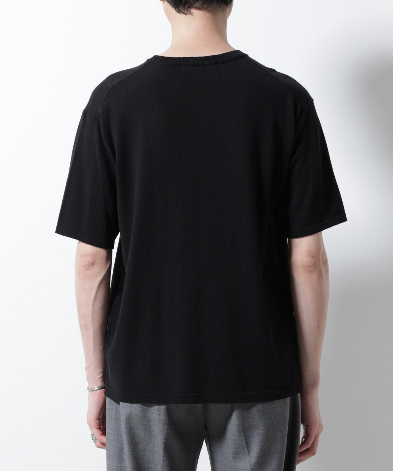 シルキータッチニットTシャツ 半袖 6725222204