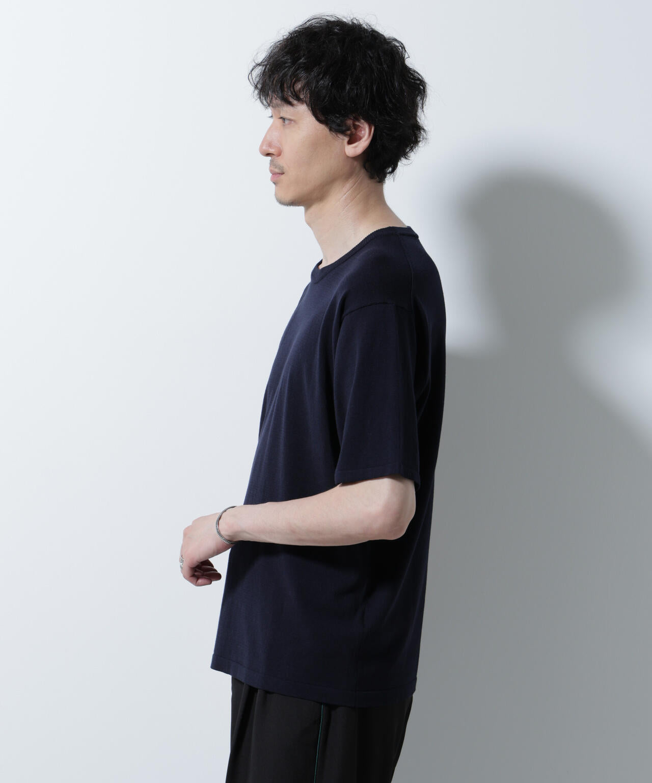 シルキータッチニットTシャツ 半袖 6725222204