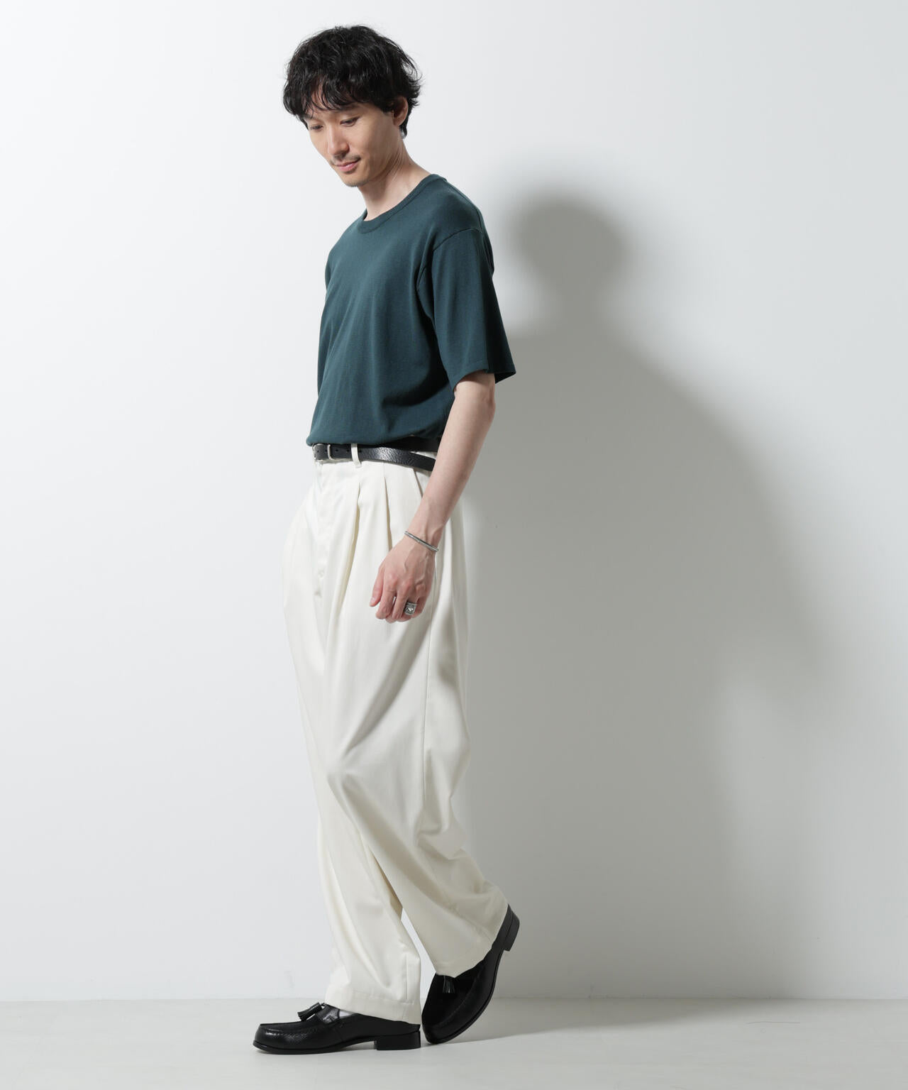 シルキータッチニットTシャツ 半袖 6725222204