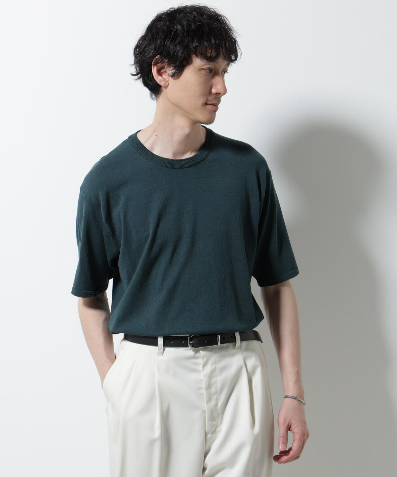 シルキータッチニットTシャツ 半袖 6725222204