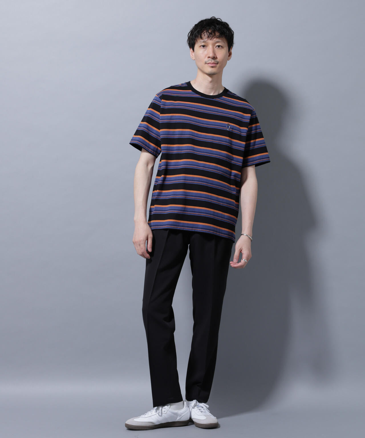 ナノベアボーダーTシャツ 半袖 6725224209