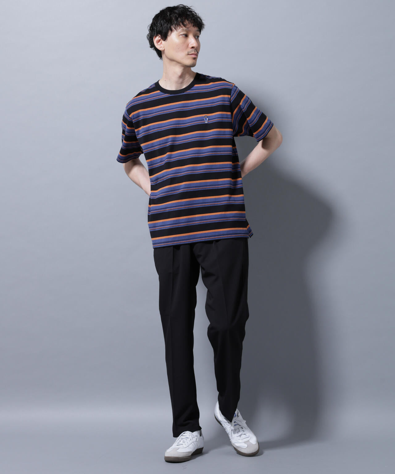 ナノベアボーダーTシャツ 半袖 6725224209