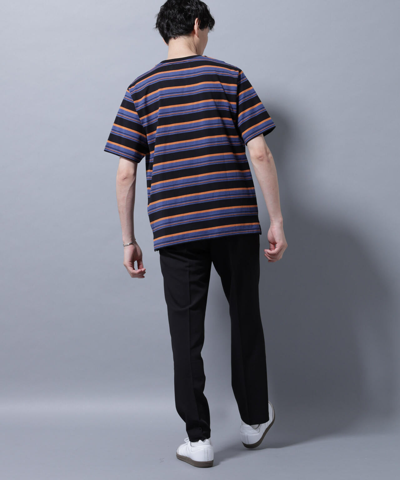 ナノベアボーダーTシャツ 半袖 6725224209